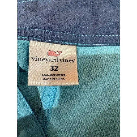 Vineyard Vines Men's Blue Bermuda Board Shorts Size 32 - Picture 7 of 10